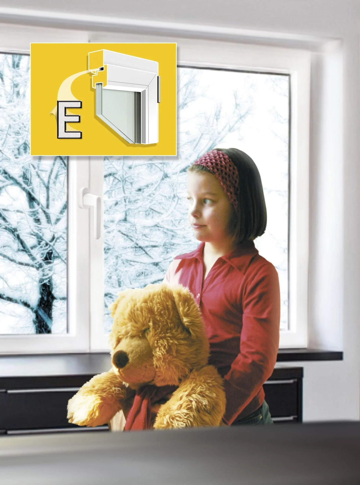 Tür-/ Fensterdichtung, E Profil - 2