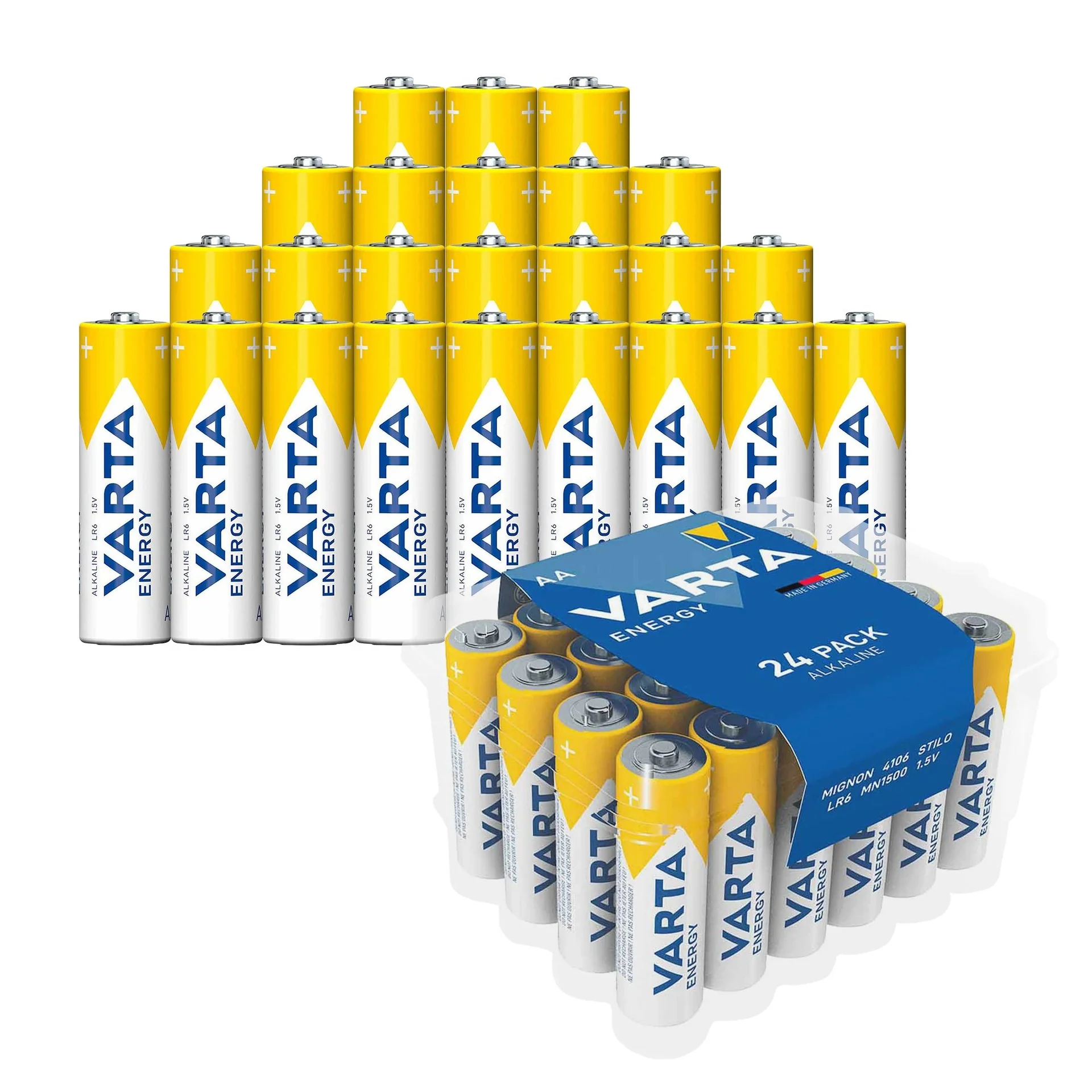 Energy Alkaline Batterie - Mignon (AA), 24 Stück - 7