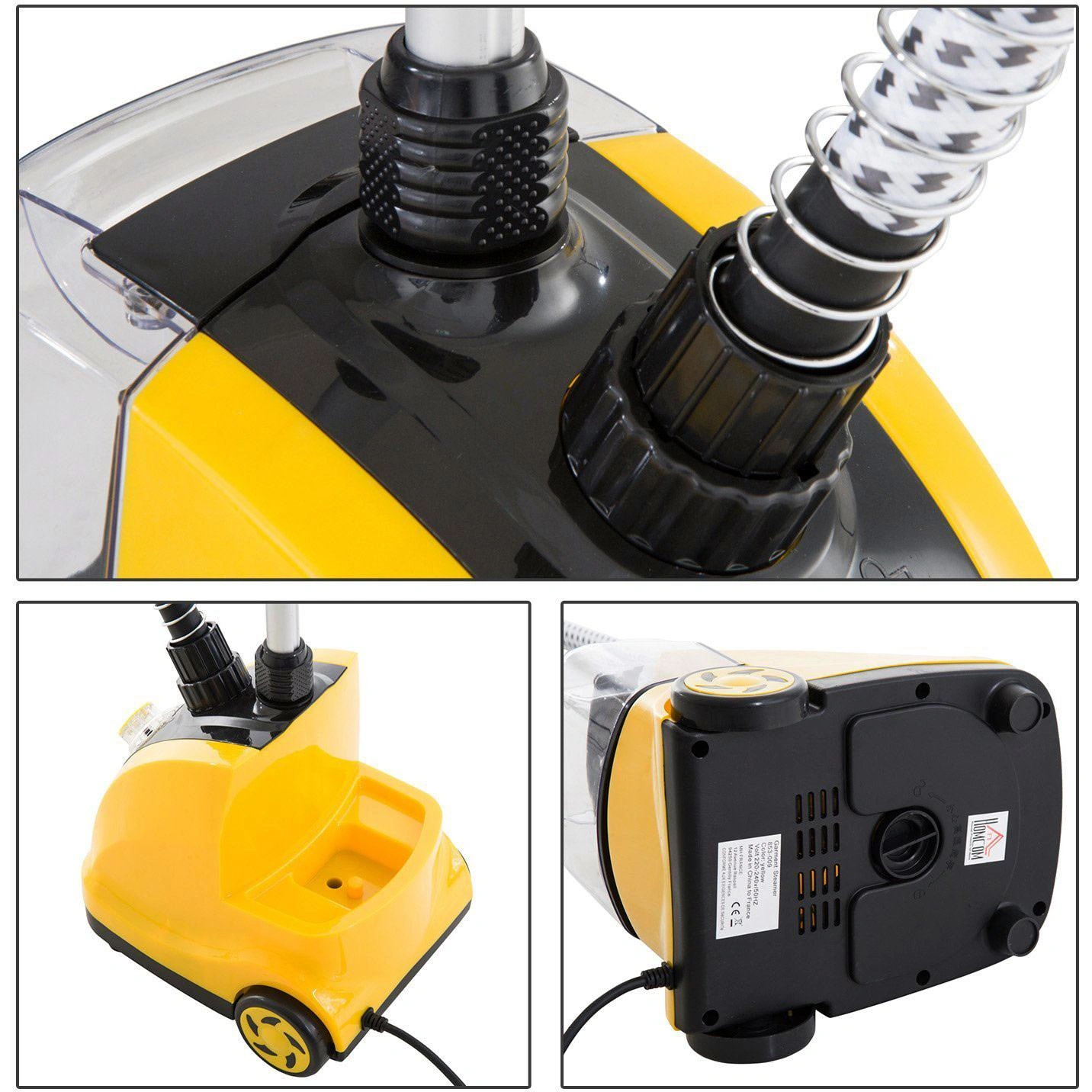 Dampfglätter Dampfbürste Vertikal 1800W 1,4L Gelb - 4