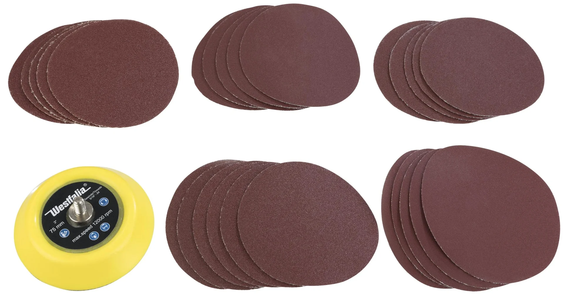 Schleifpapier Set, 26-teilig - 1