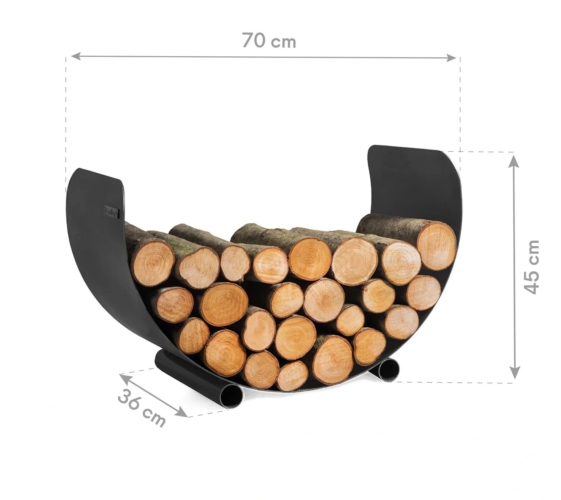 Kaminholzregal Turyn 70 - 4