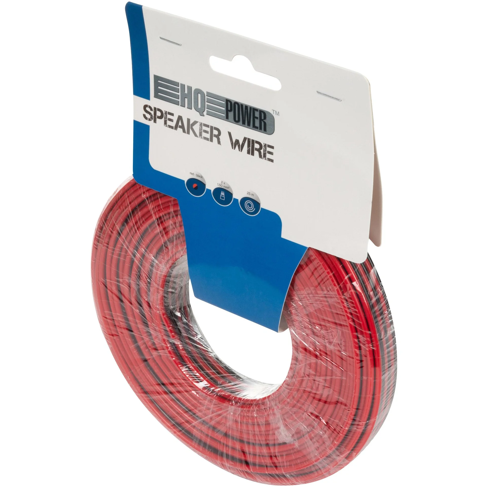 lautsprecherkabel - rot/schwarz - 2 x 1.50 mm² - 25 m - 2