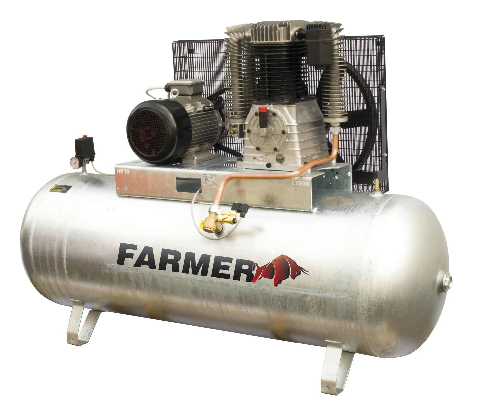 Kompressor 1100-500 Z PRO - 10 bar, inlusive ST Schaltung, verzinkt - 1