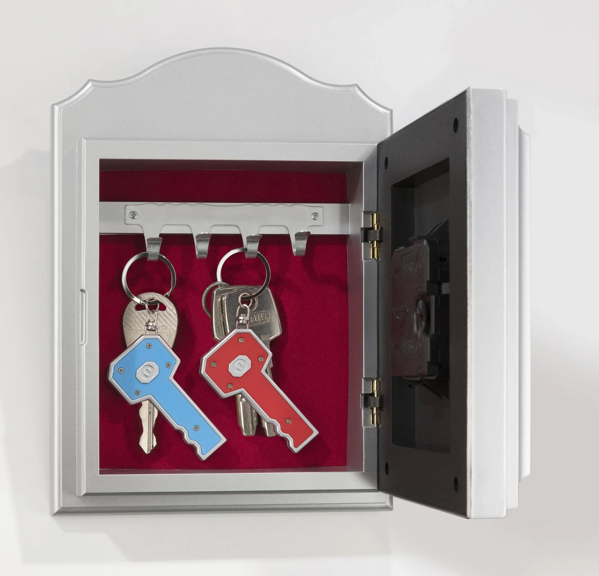 Uhr mit Schlüsselkasten - 5