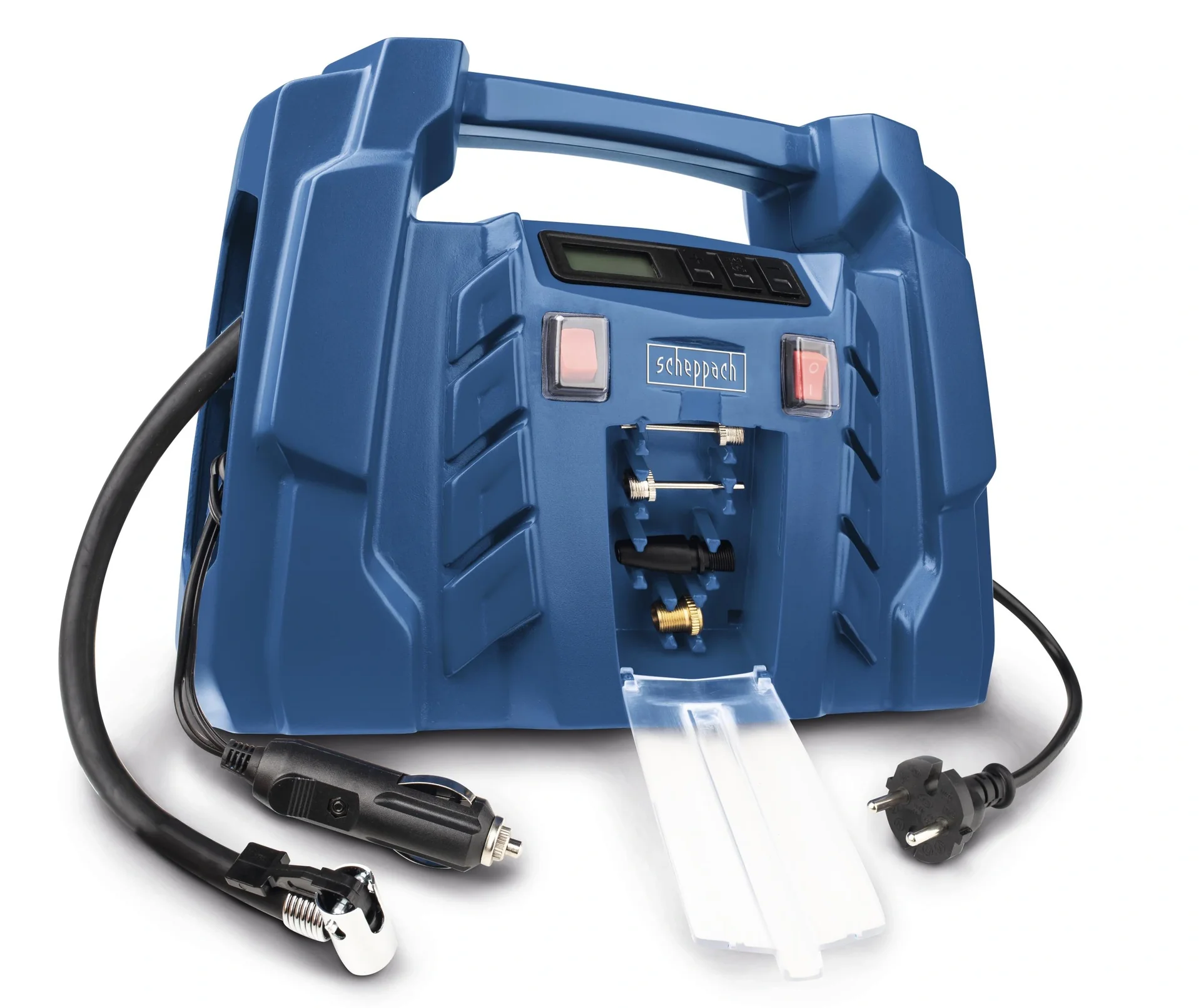 Mobiler Kompressor Air Force 5 / elektrische Luftpumpe, 230V / 12V, 8 bar inklusive Zubehör - 5