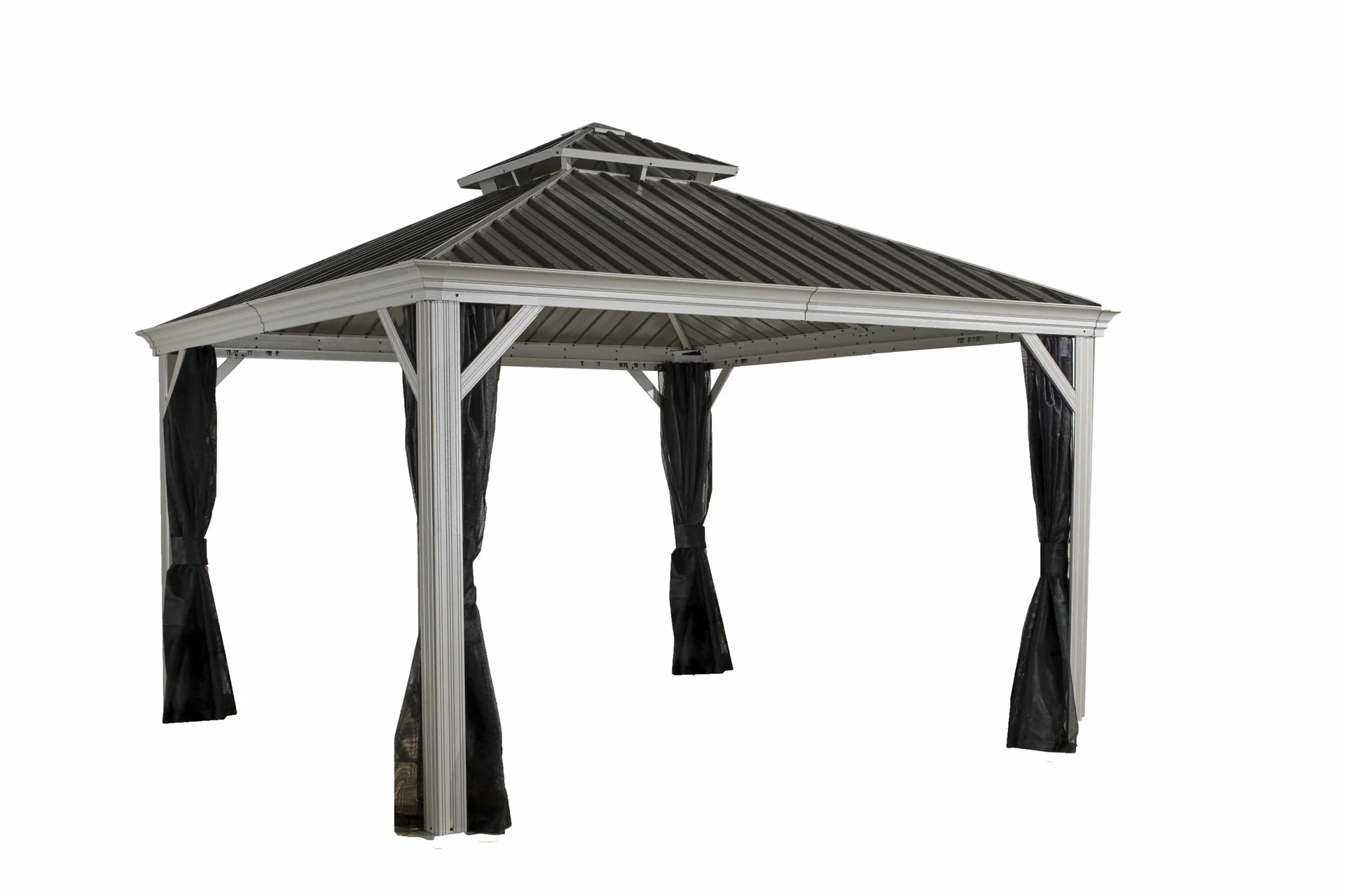 Aluminium Pavillon Messina - mit HardTop - 1