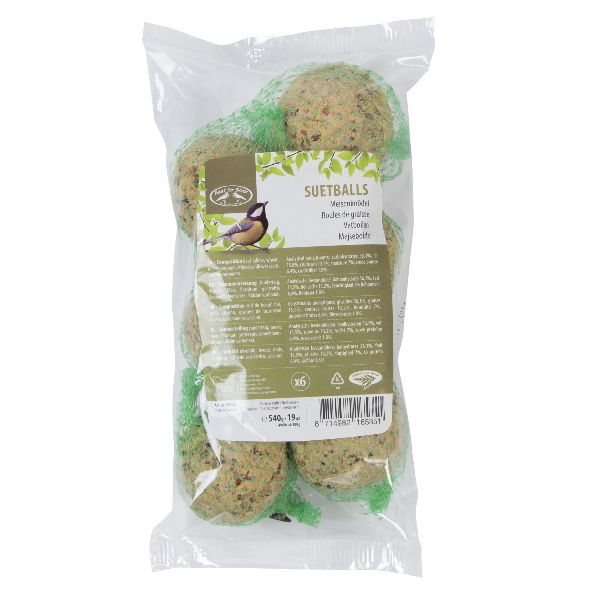 Meisenknödel in Premiumqualität - 6er Pack / 500 g - 1