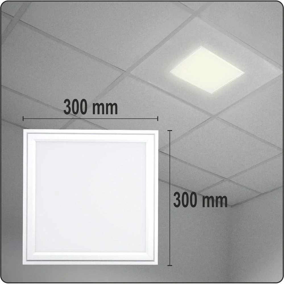 LED-Deckenleuchte - 18W - 30x30cm - 7
