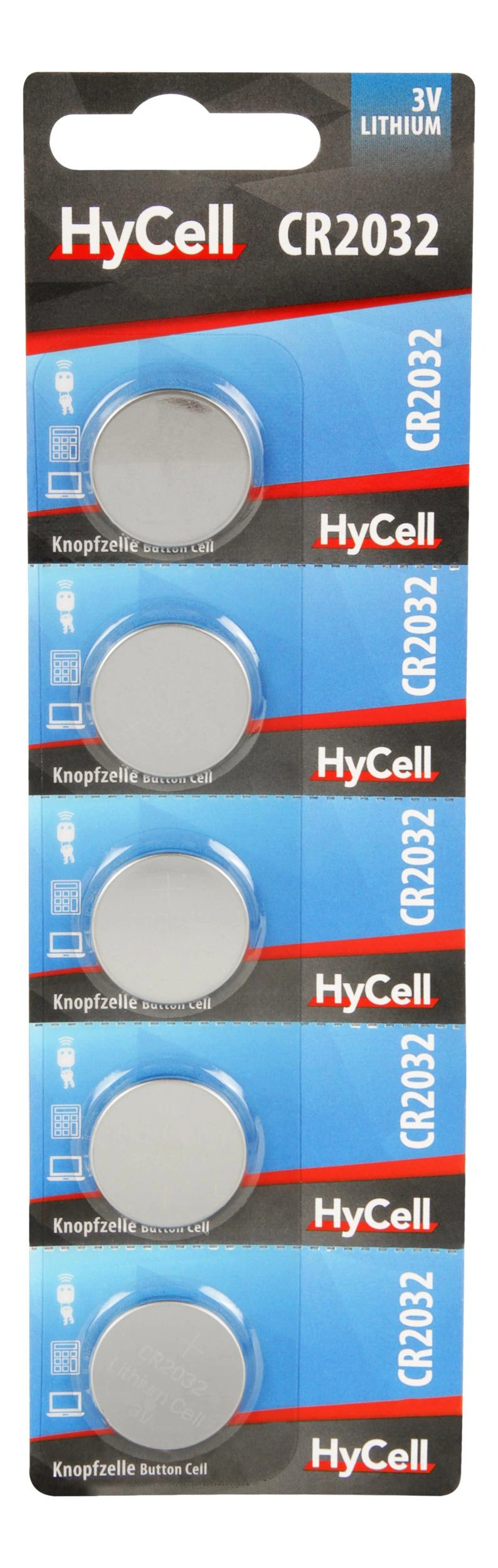 Lithium Knopfzellen CR2450 - 5 Stück - 2