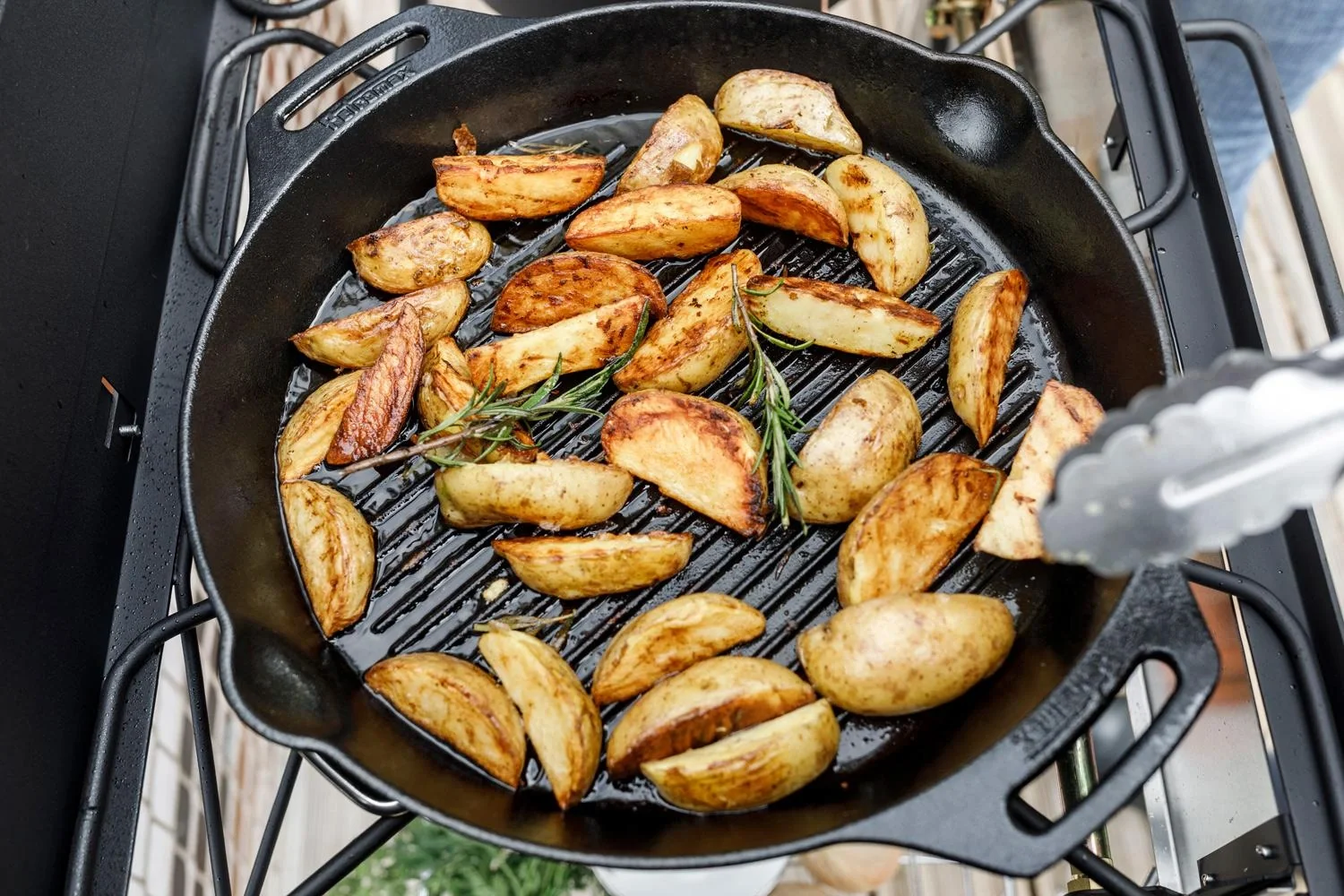 Grill-Feuerpfanne gp35h mit zwei Henkeln - 2