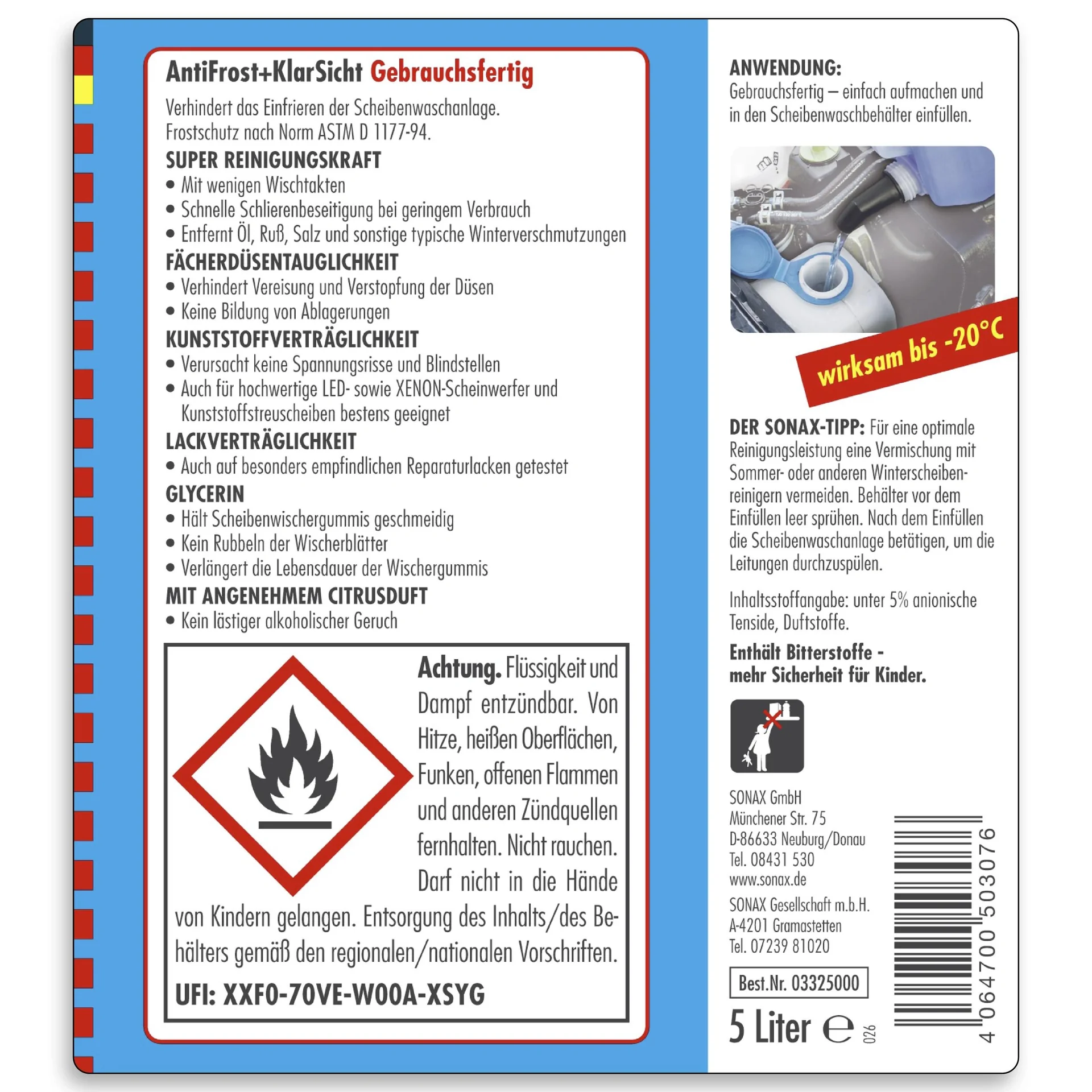 Antifrost + Klarsicht bis -20 °C Citrus 5 l - 7