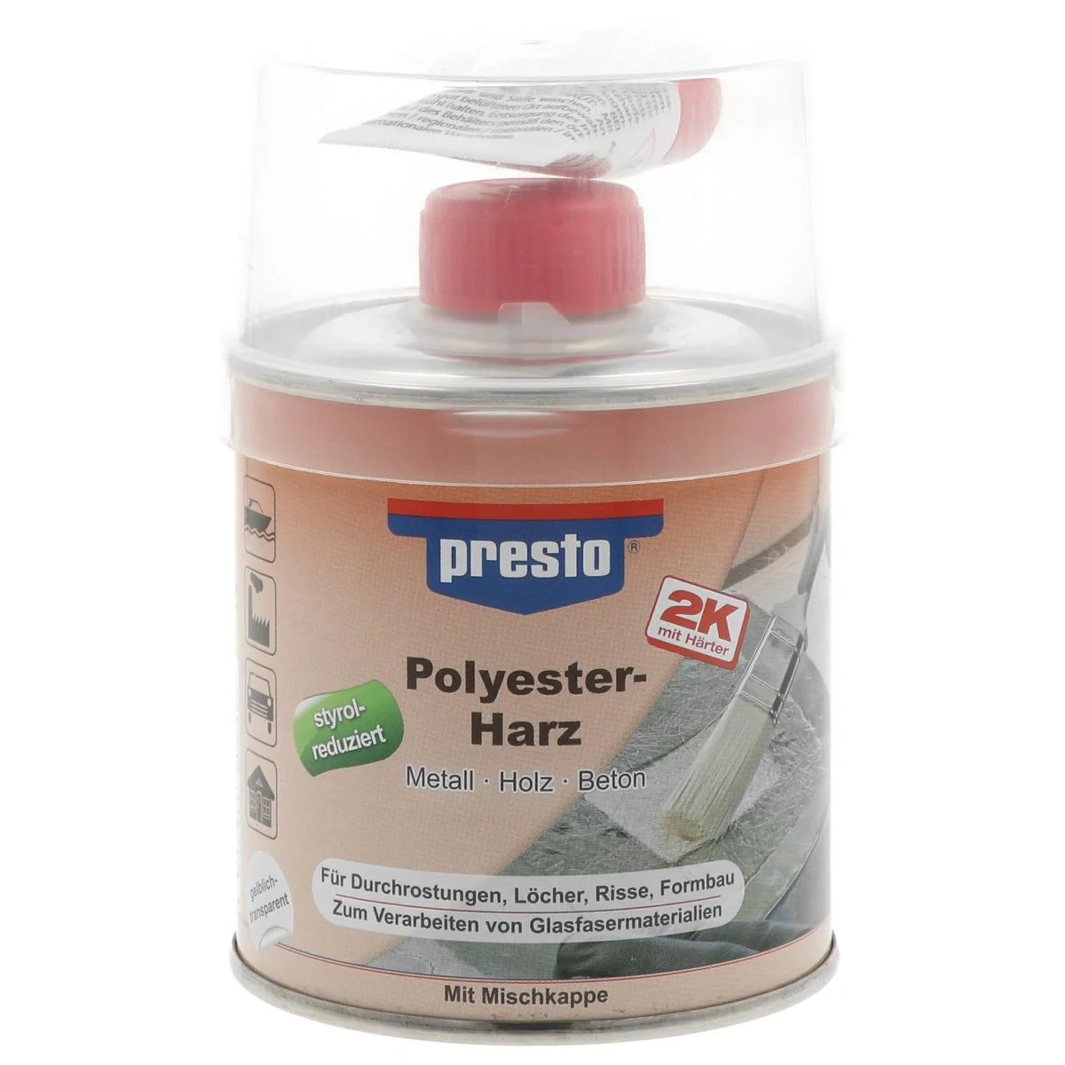 Polyesterharz, inklusive Härter, 250 g - 2