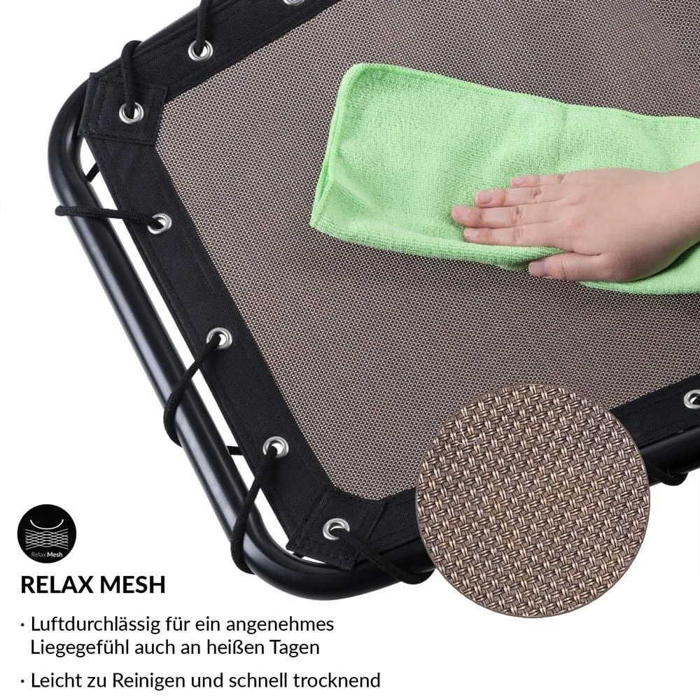 Entspannungsliege Eve mit Schaukelfunktion Mokka - 5