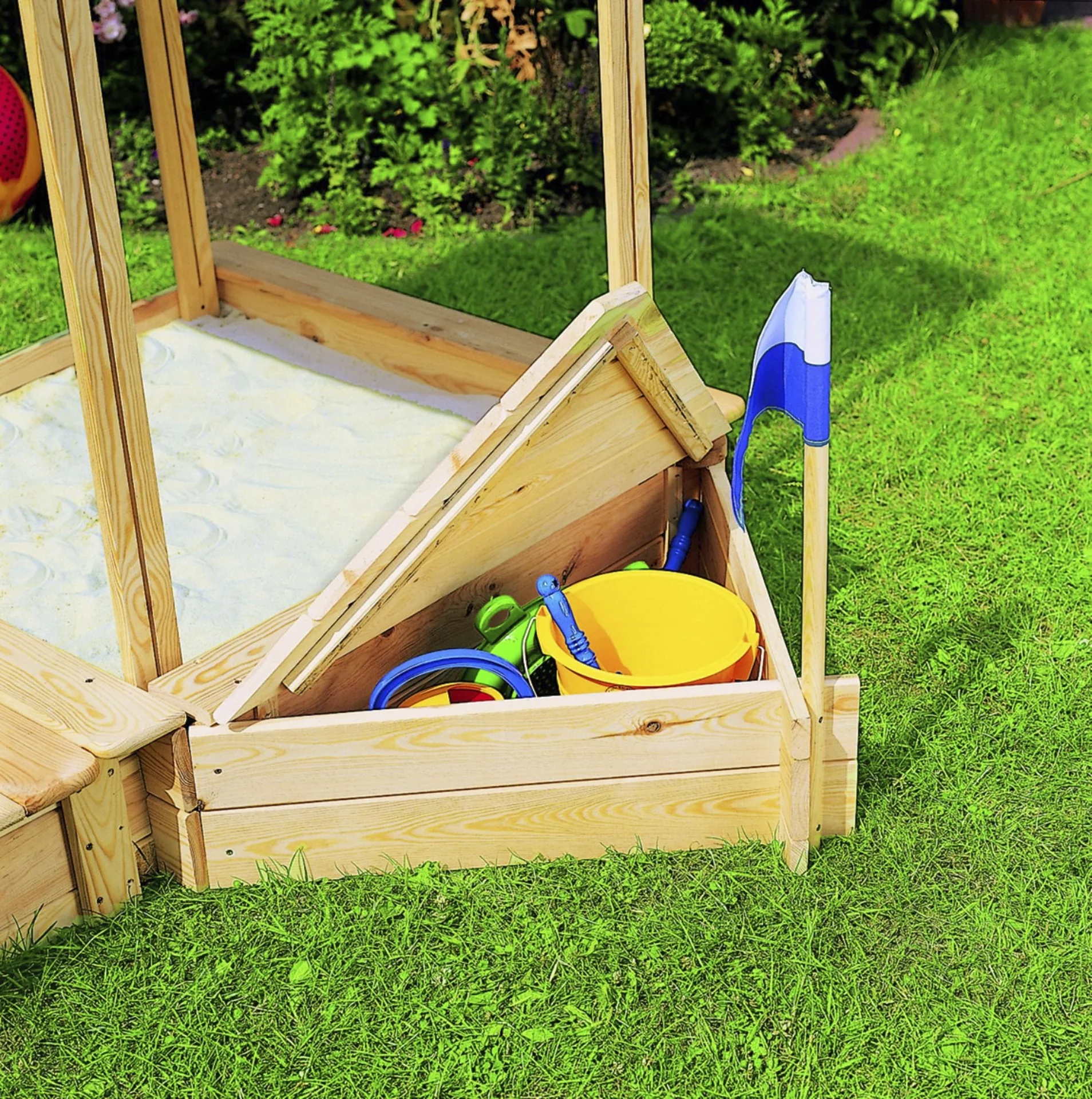 Sitz- & Bugbox für Sandkasten "Peter" - 2