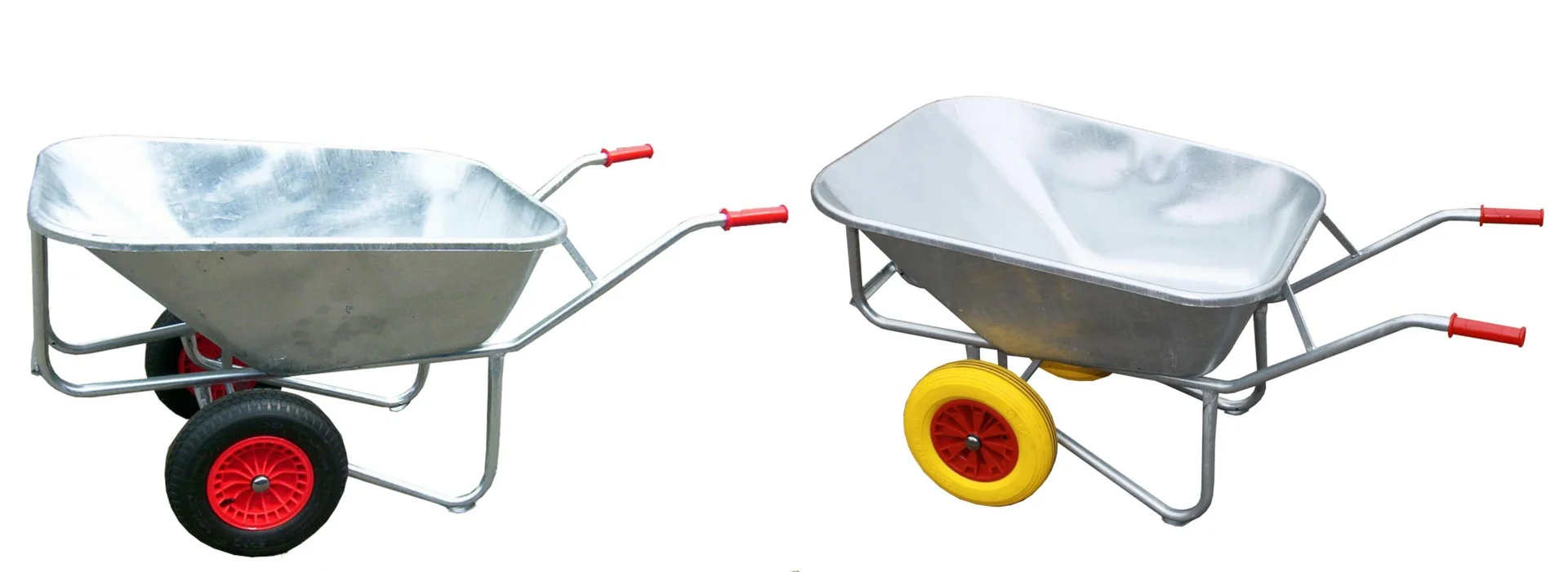 Großmulden-Schubkarre "Farmer II", 200 Liter, 2 aufgeschäumte Wflex-Räder - 6