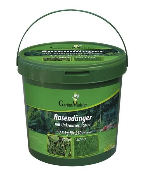 Rasendünger mit Unkrautvernichter, 7,5 kg für ca. 275 m² - 1