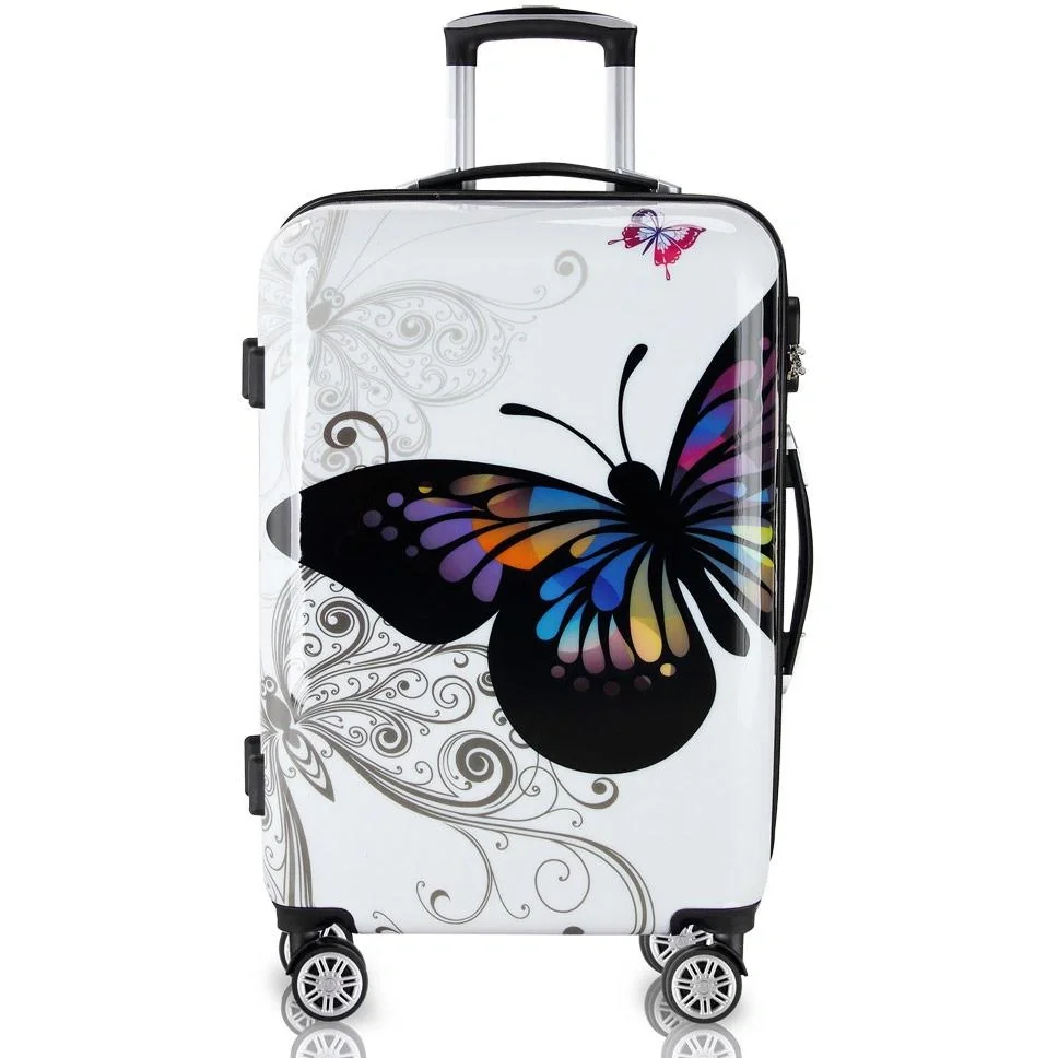 Hartschalenkoffer Butterfly M aus Polykarbonat 42L 56x37x23cm - 10