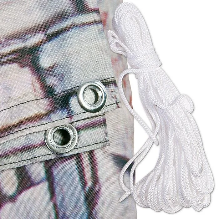 Sichtschutz für Balkon/Gartenzaun Steinoptik 5m - 5