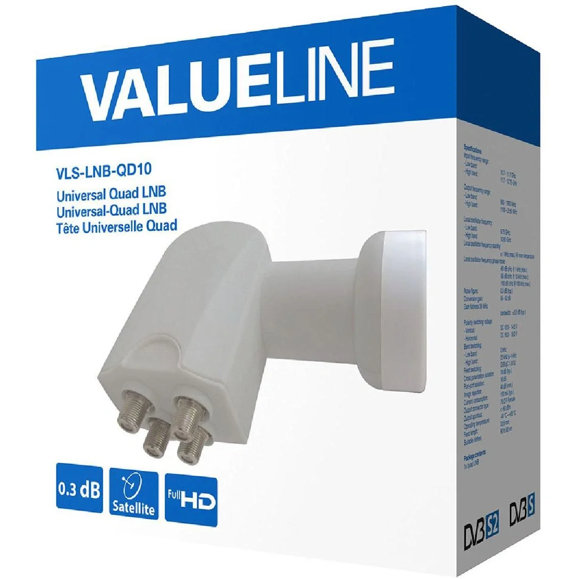 Universal-LNB Quad 0.3 dB - 2