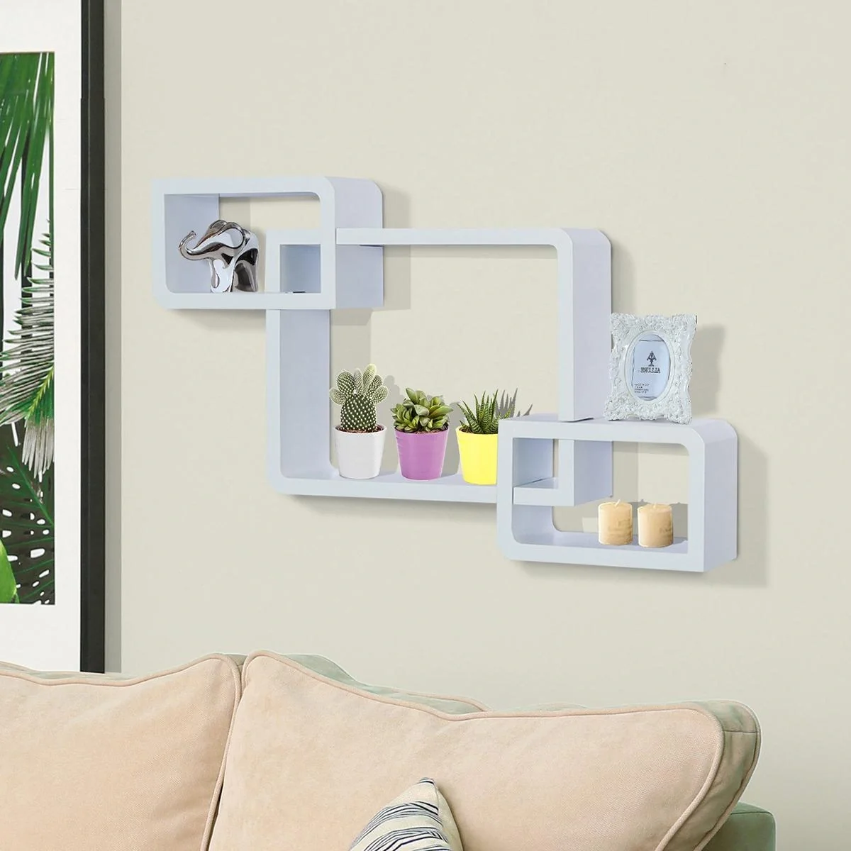 Würfelregal mit 3 Fächer - 1