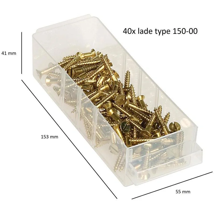 Kommode mit 44 Schubladen - 51x30,6x15cm - 6