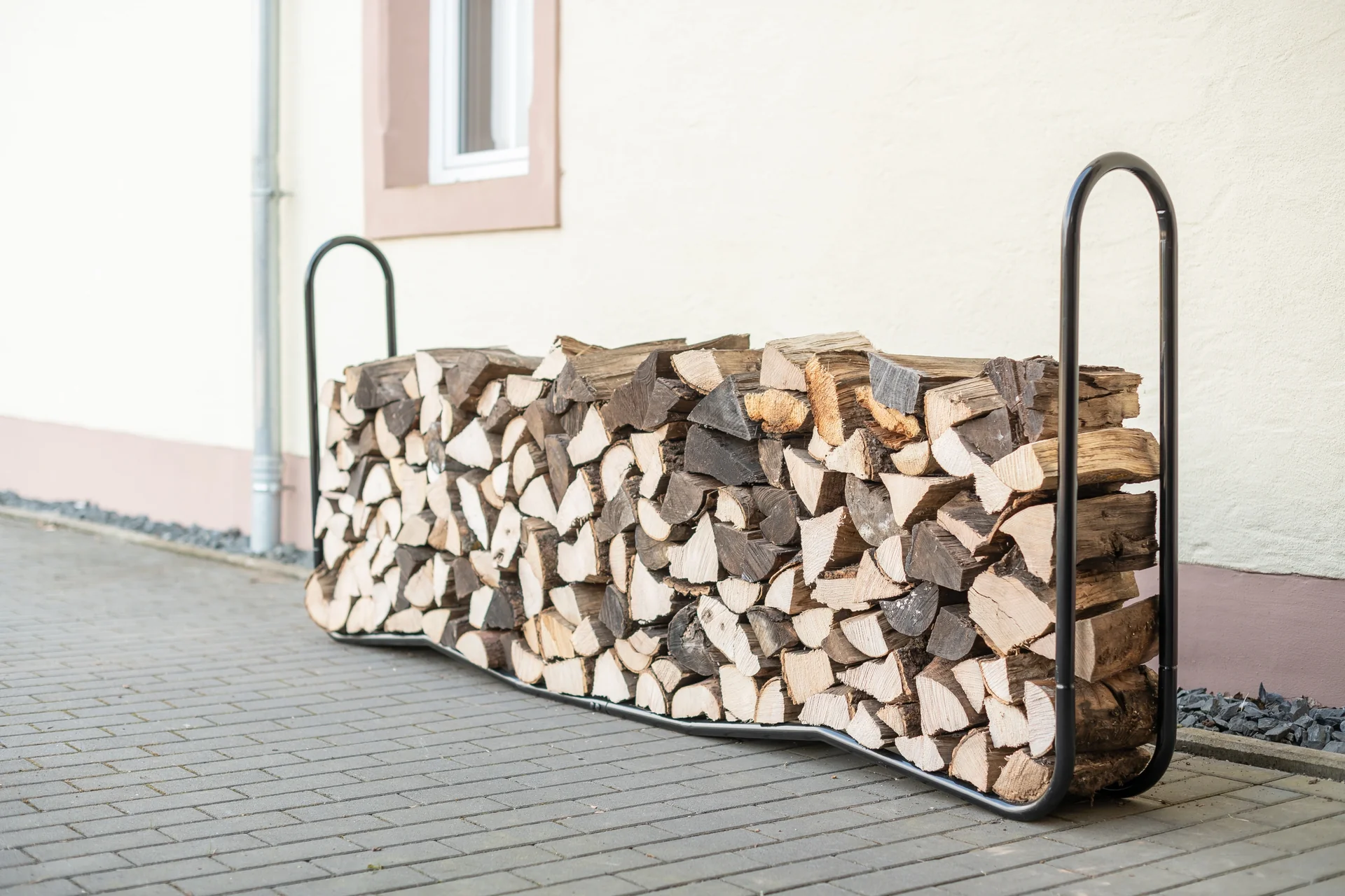 Kaminholzregal 244 cm, Traglast 544 kg - 9