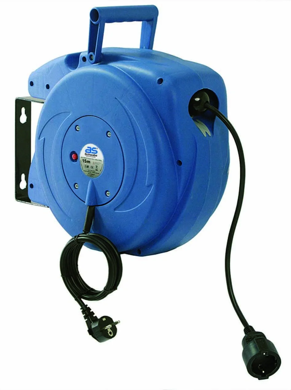 Automatischer Kabelaufroller 15m, mit "easy to go" Wandbefestigung - 1