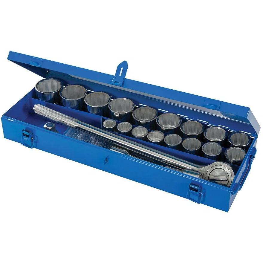 21-teiliger metrischer 3/4"-Schlüsselsatz - 4