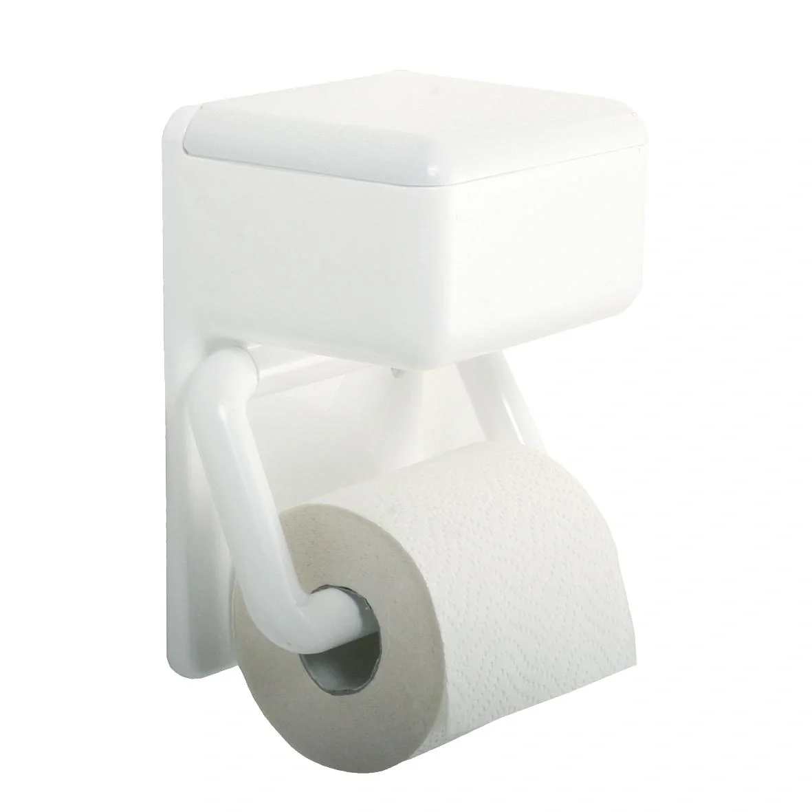Duo WC-Papierhalter, mit Feuchttuchbox - 5