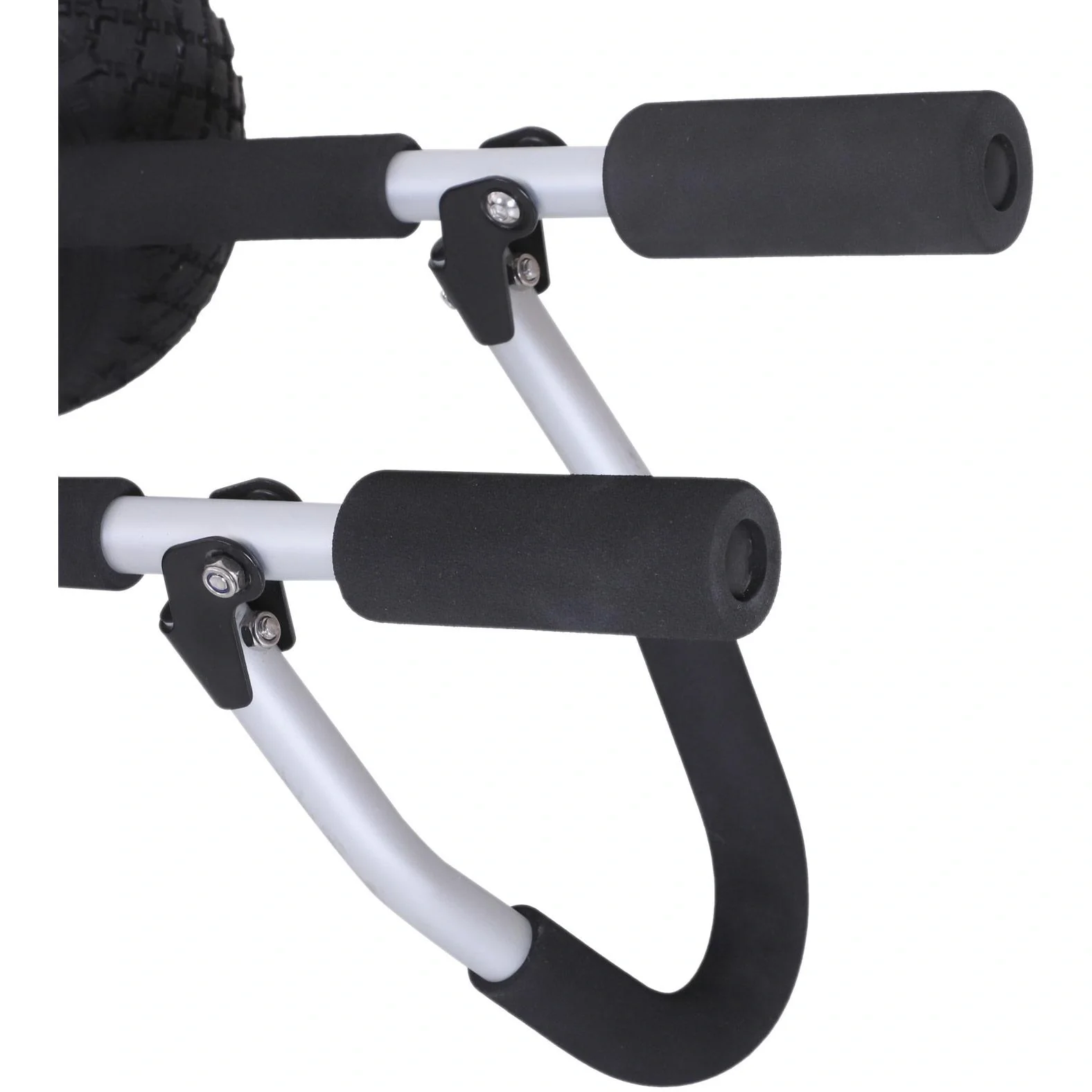 Kanuwagen Kajakwagen Surfwagen klappbar gepolstert PU-Reifen Alu Silber bis 45 kg L65 x B38 x H52 cm - 8