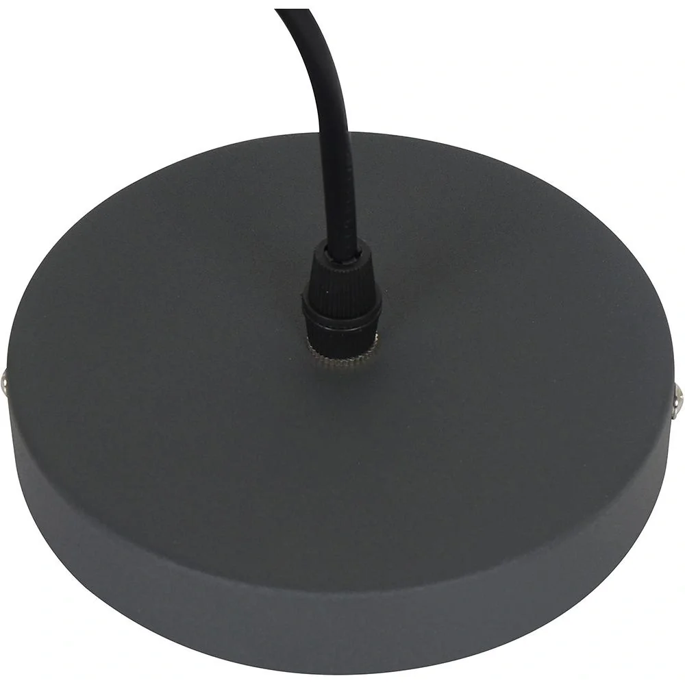 Hängeleuchte Deckenstrahler Industrie Vintage E27 40W Küche Bar Metall schwarz ?34,5 x H28 cm (ohne Birne) - 8