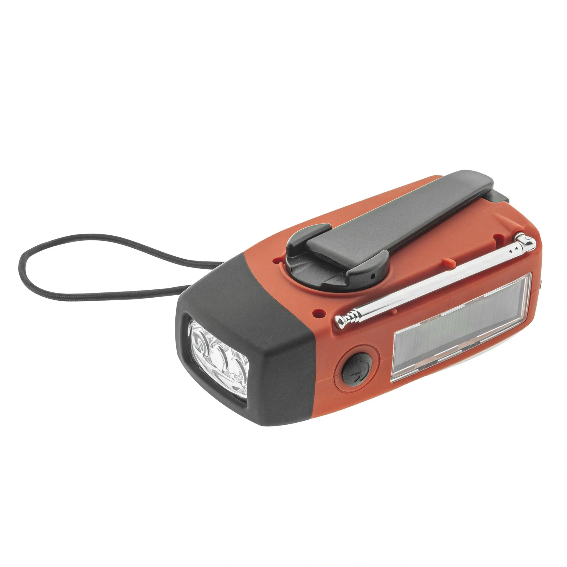 Tragbares Solar Kurbel Radio mit Taschenlicht, Powerbankfunktion - 12