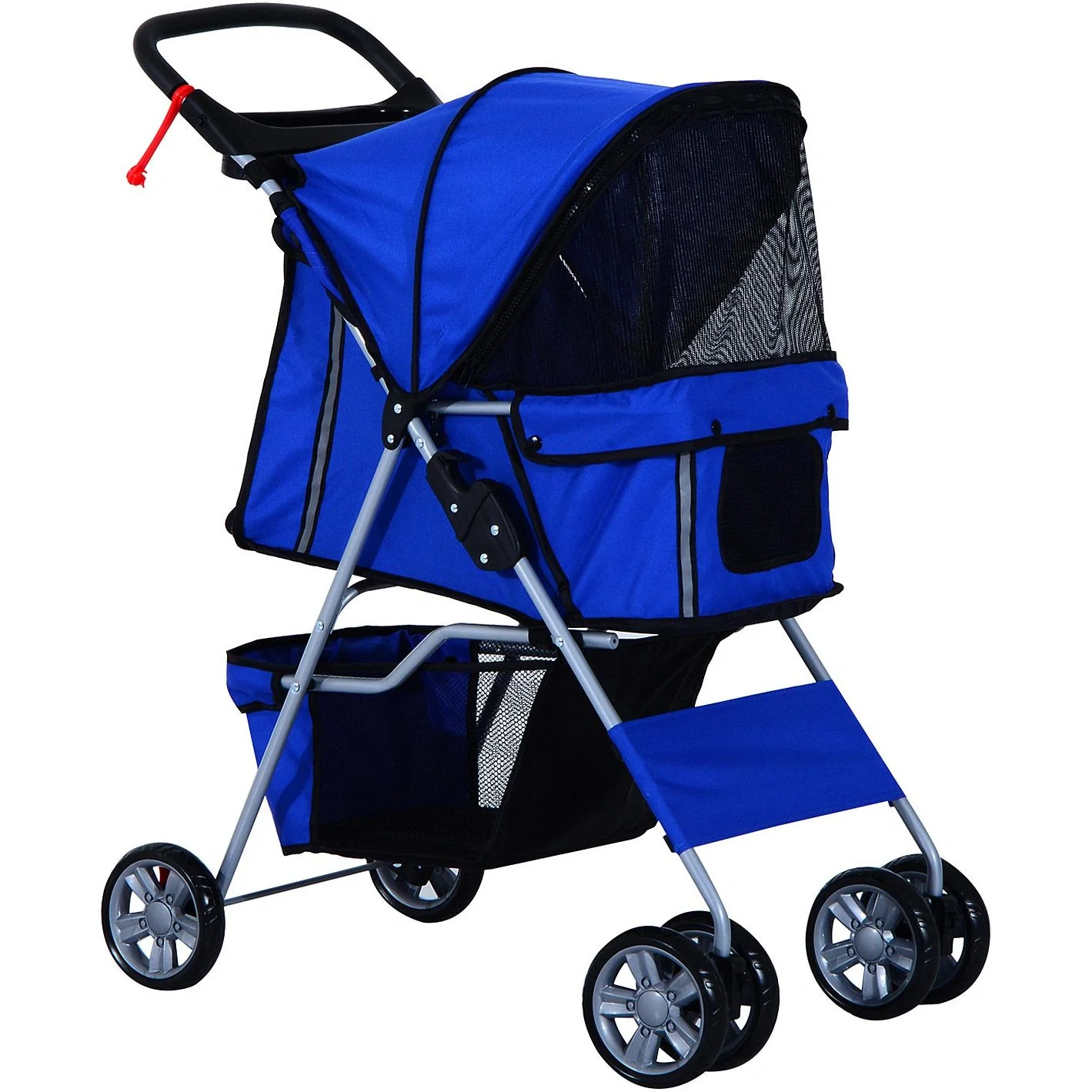 Hundewagen Hundebuggy Blau - 1