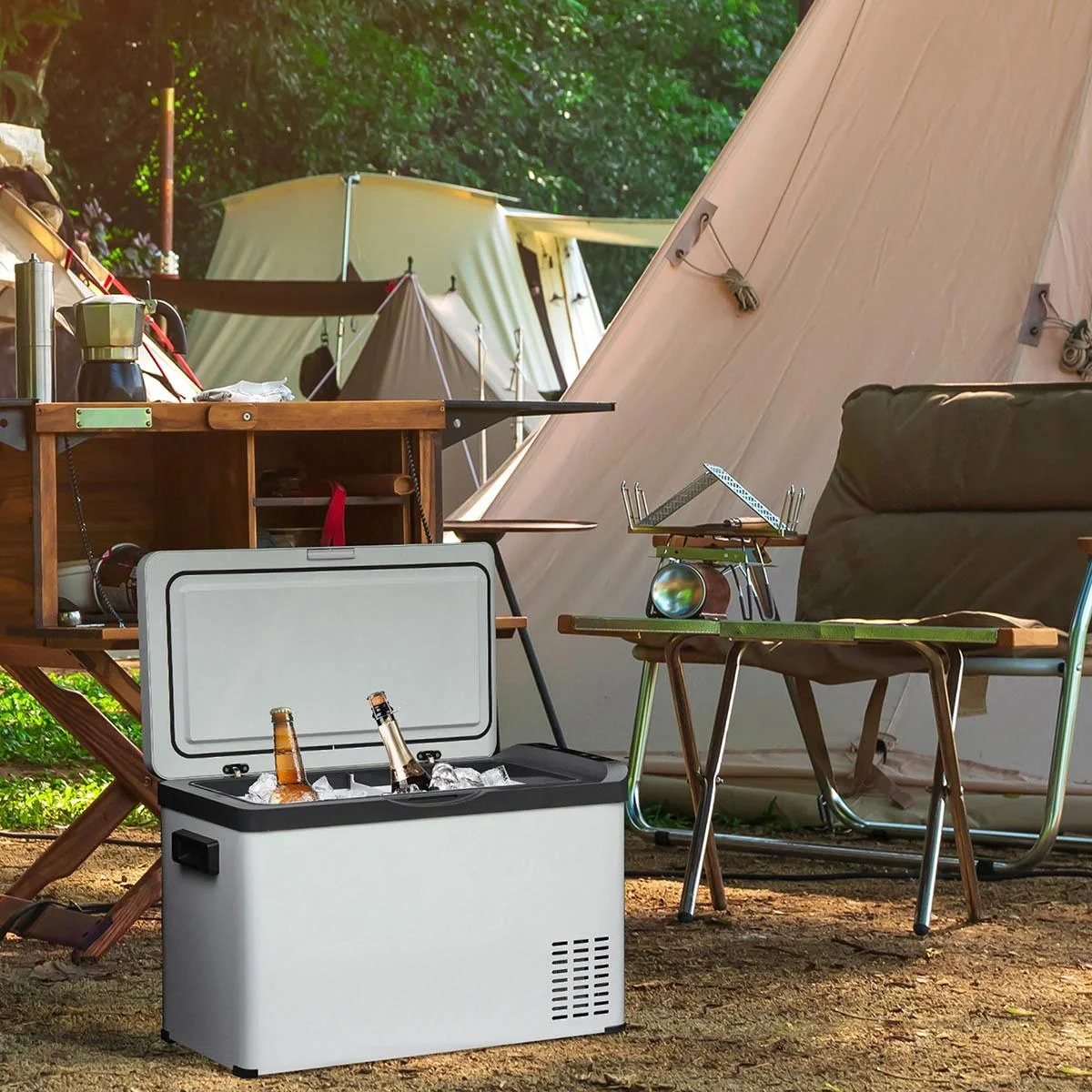 Kühlbox Electric - 30 Liter - bis zu -22° C - Weiß - 61 x 32 x 40 - 6