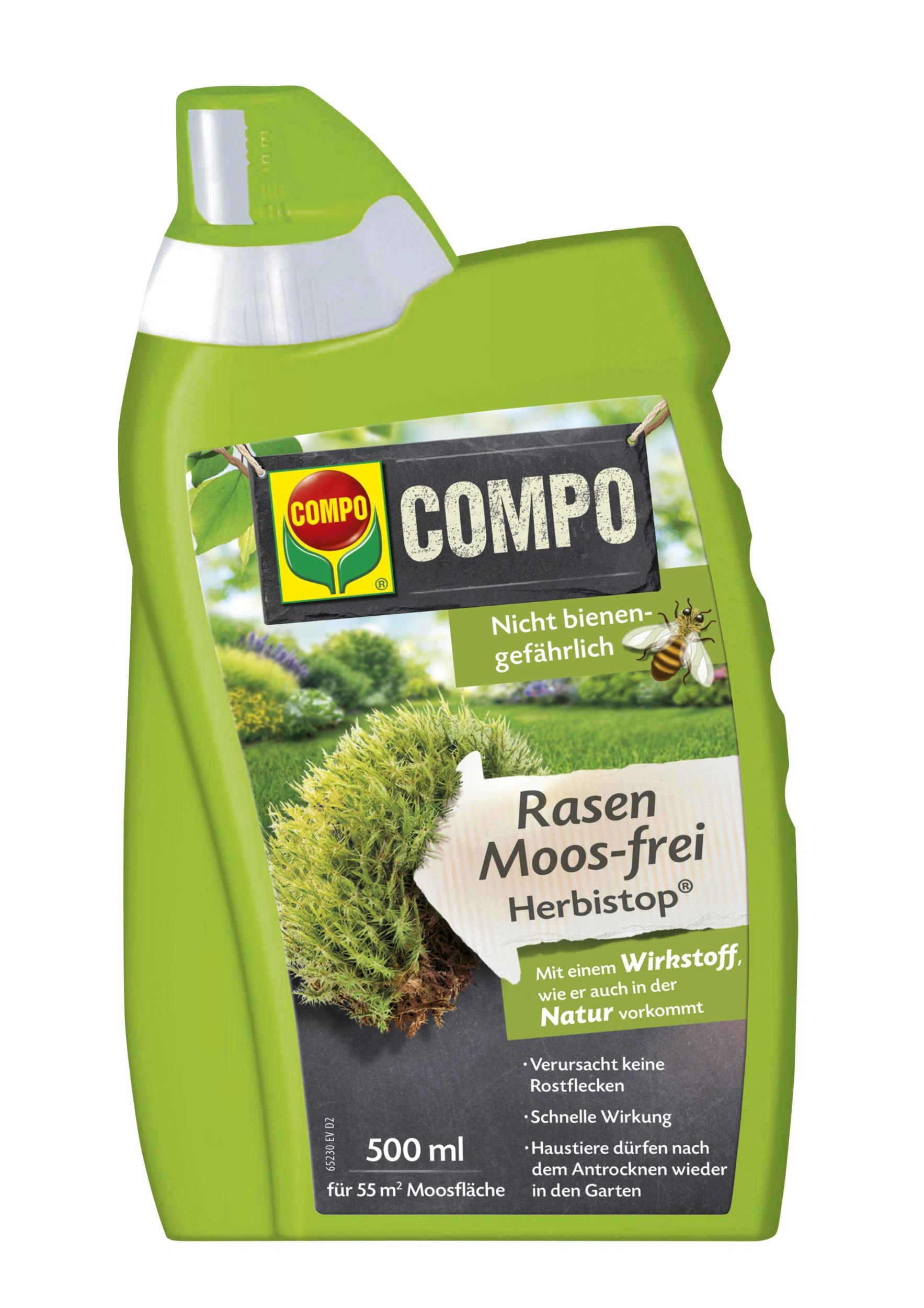 Bio Rasen Moos-frei Herbistop, 500 ml - 2