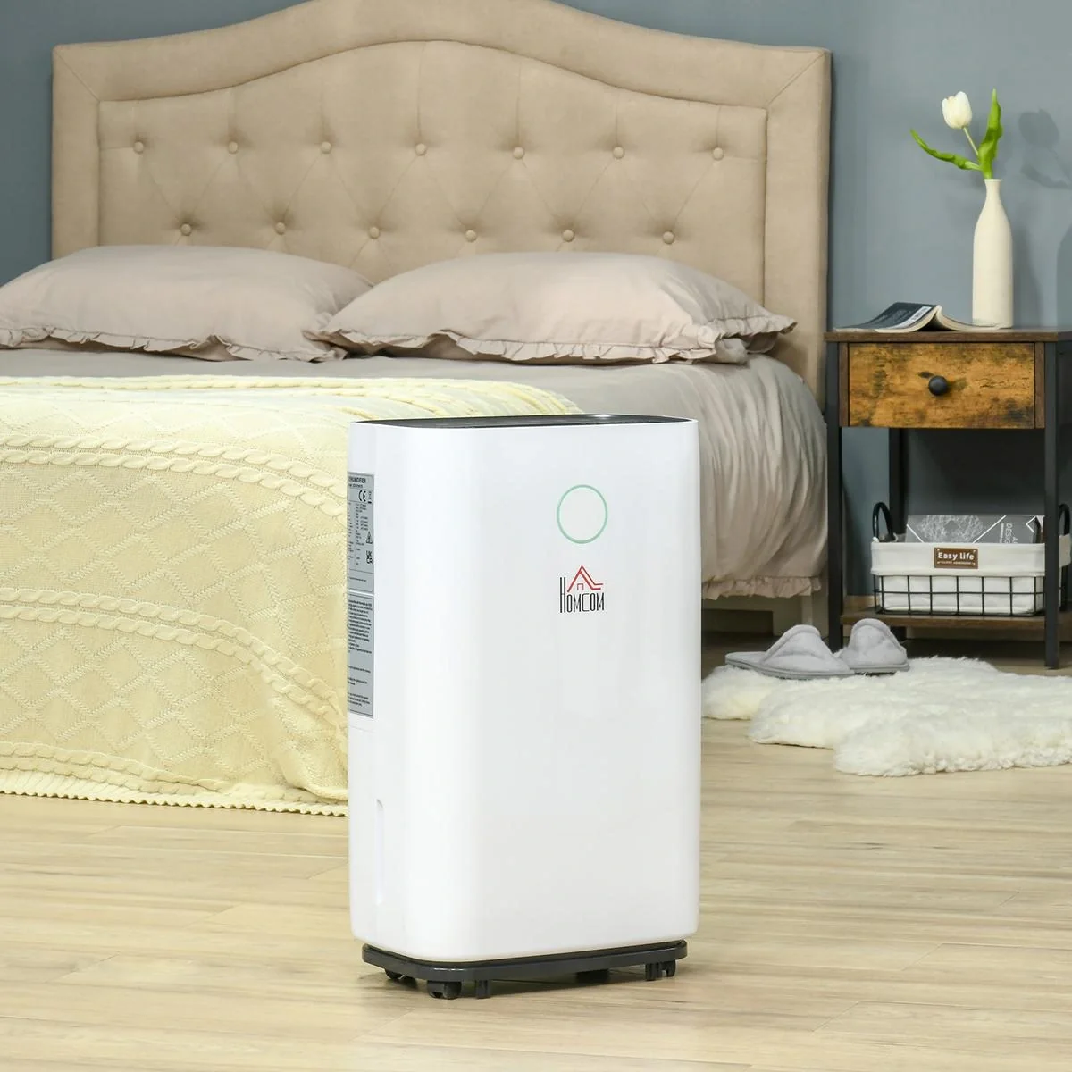 Luftentfeuchter 16-20 20 L / 24 h 4000 ml mit Rädern ABS weiß 33,5 x 23 x 57 cm - 6