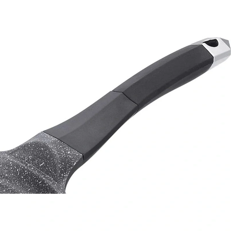 Pfannkuchenpfanne - Marmorbeschichtung - 28cm - Schwarz - 4