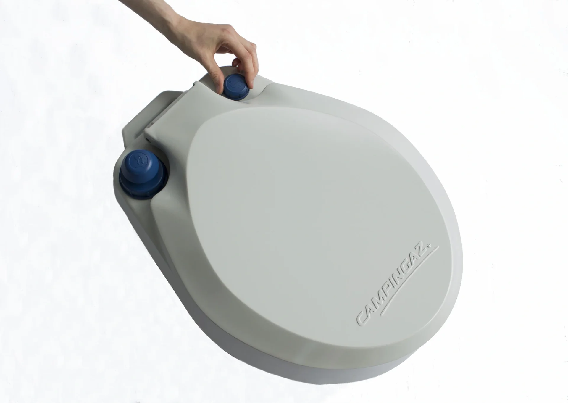 Portable Camping Toilette, antibakterielle Barriere, Chemie-Toilette mit Wasserspülung, 20 Liter Abwassertank - 5