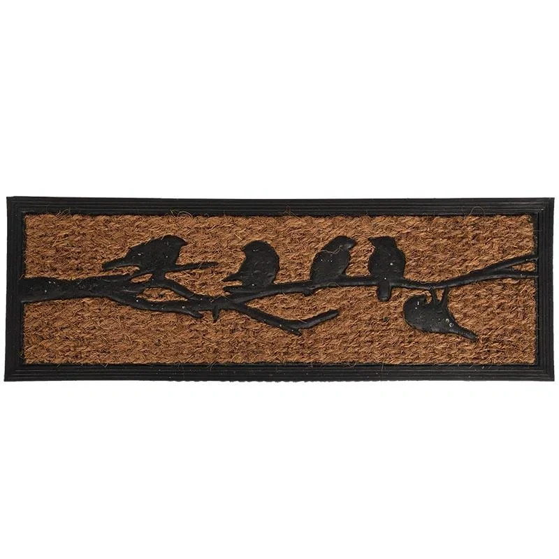 Türmatte Gummi/Kokos Vögel auf Ast, 75 x 25 x 0,9 cm - 1