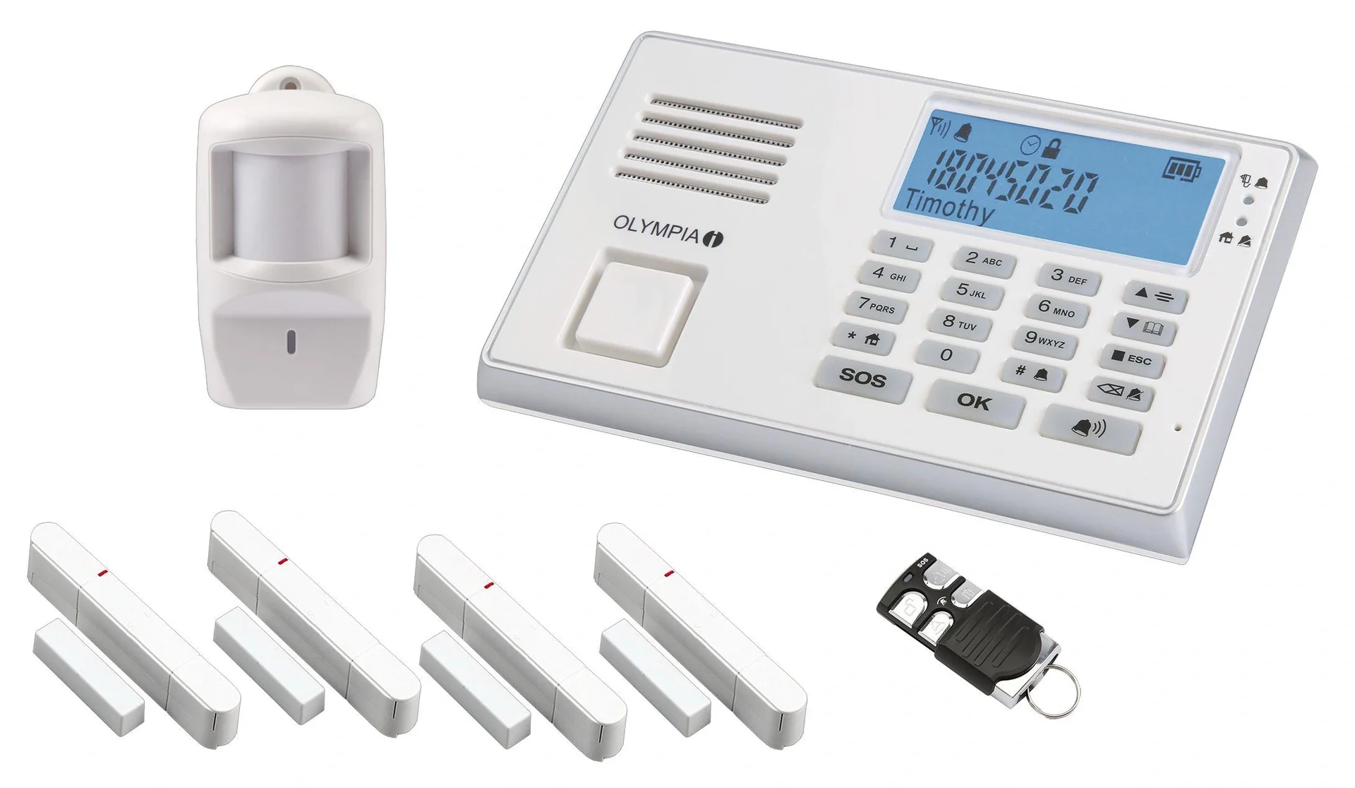 Drahtloses Alarmanlagen-Set Protect 9066 mit Notruf- und Freisprechfunktion - 2