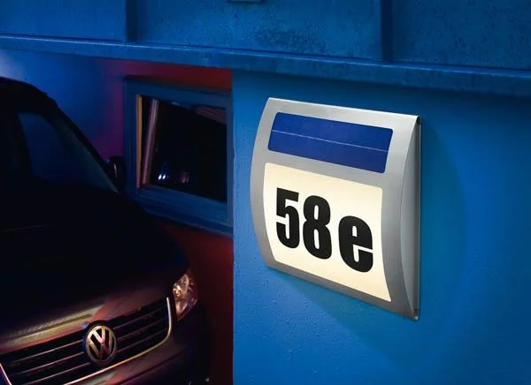 Solar Hausnummer WAVE - 2