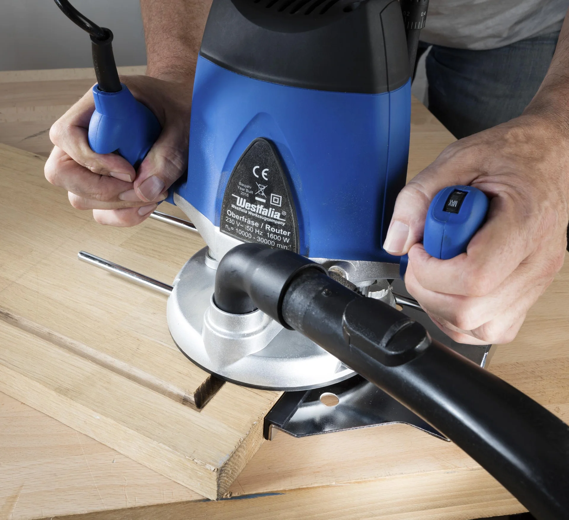 Profi Oberfräse 1600 W mit elektronischer Drehzahlsteuerung - 5