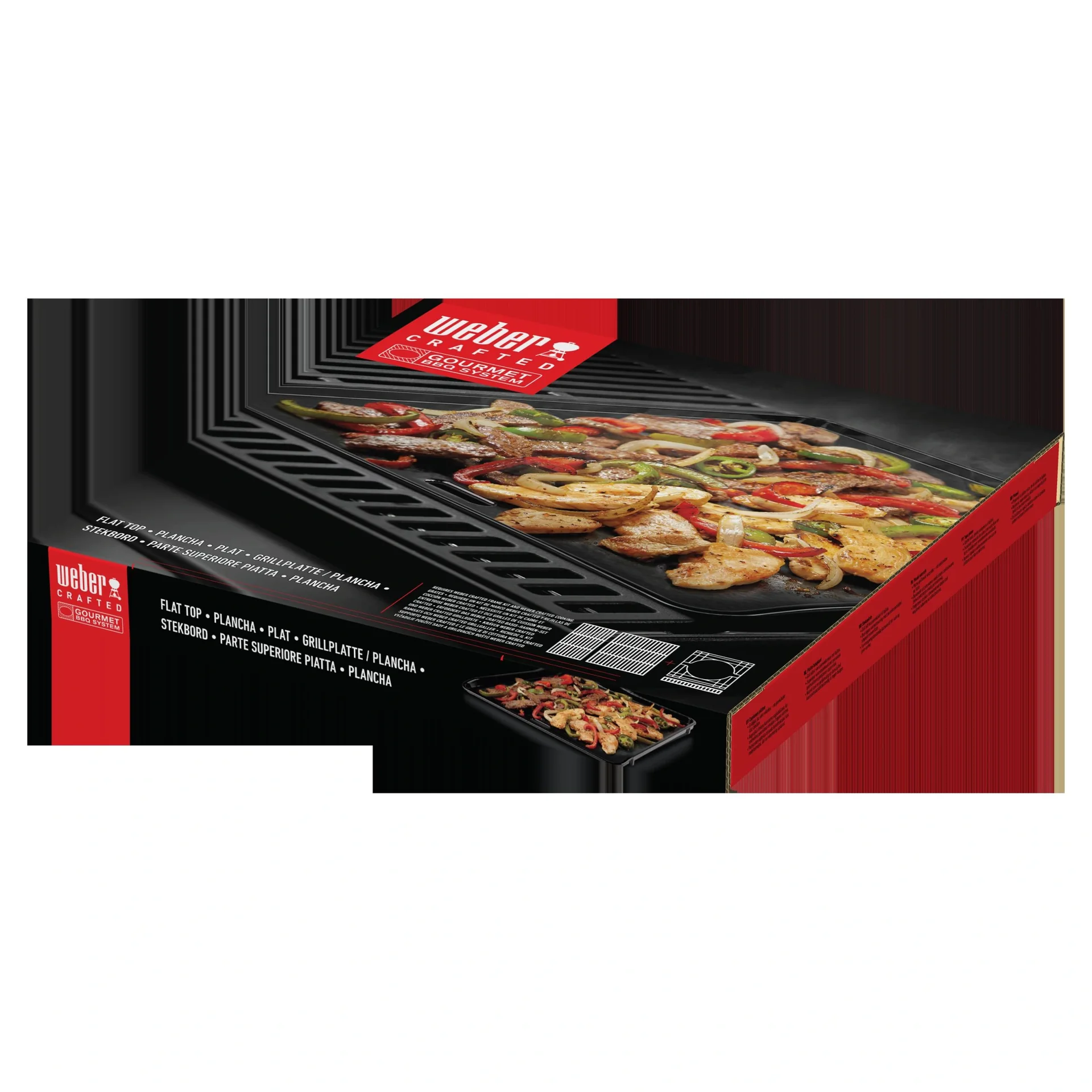 CRAFTED Grillplatte/Plancha - Gourmet BBQ System - 4