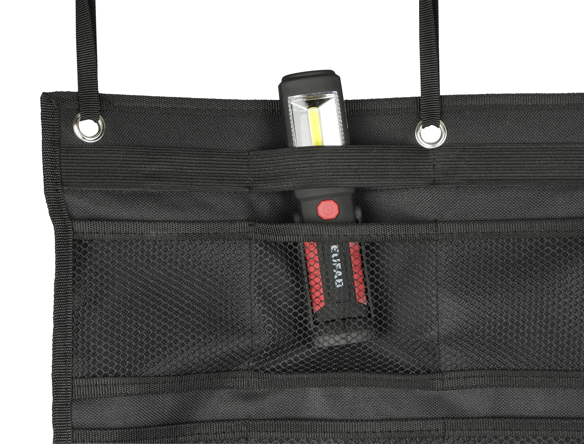 Camping Organizer zum Hängen, faltbar, mit Metallhaken - 1