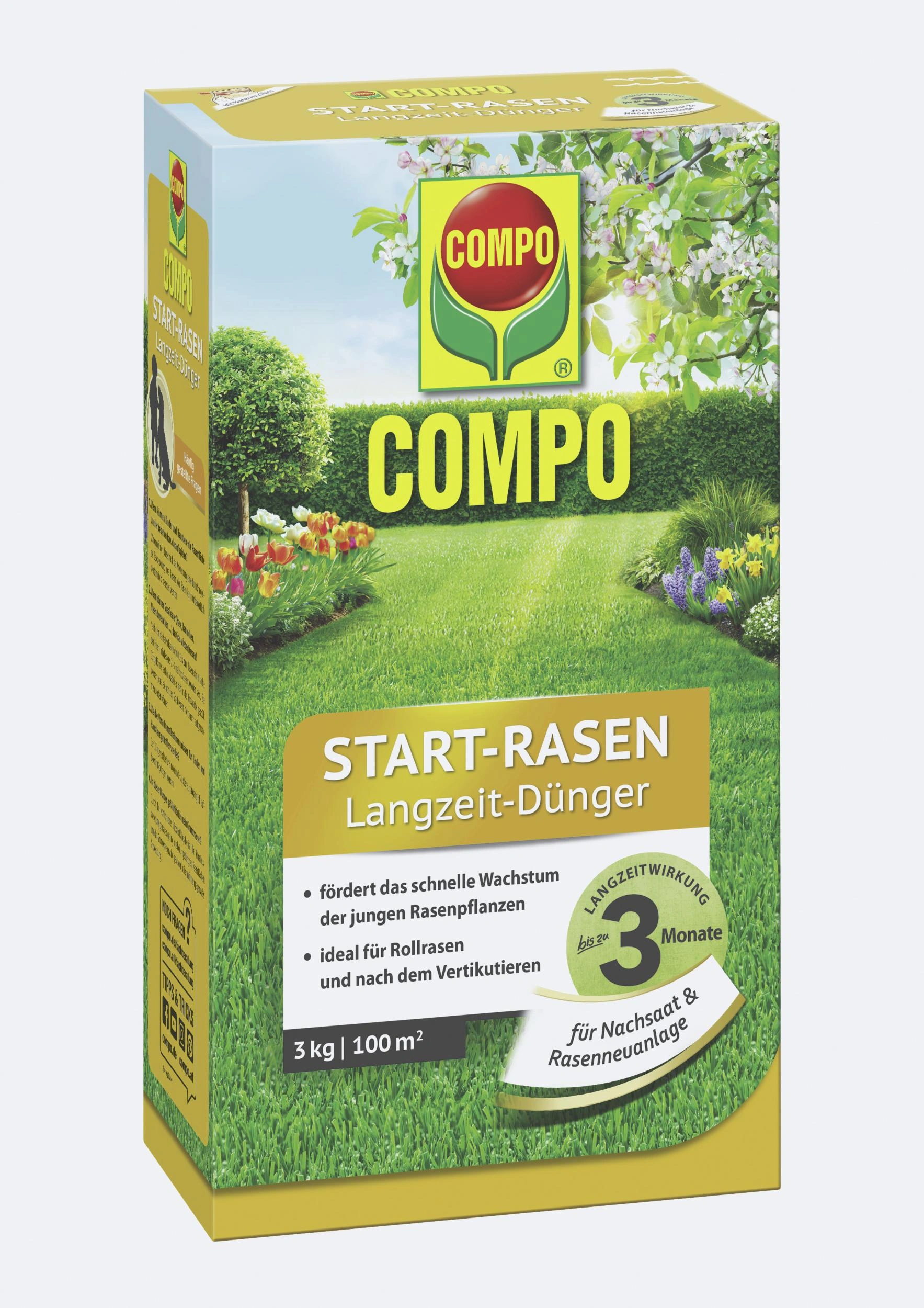Start-Rasen Langzeitdünger - 3 kg - 1