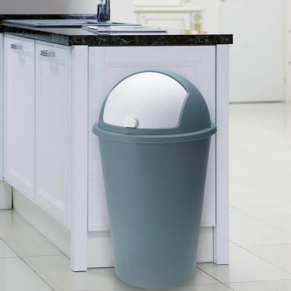 Abfallbehälter blau Kunststoff 50L - 3