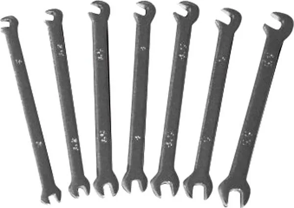Mini Doppel - Maulschlüssel Set 7 tlg. - 1