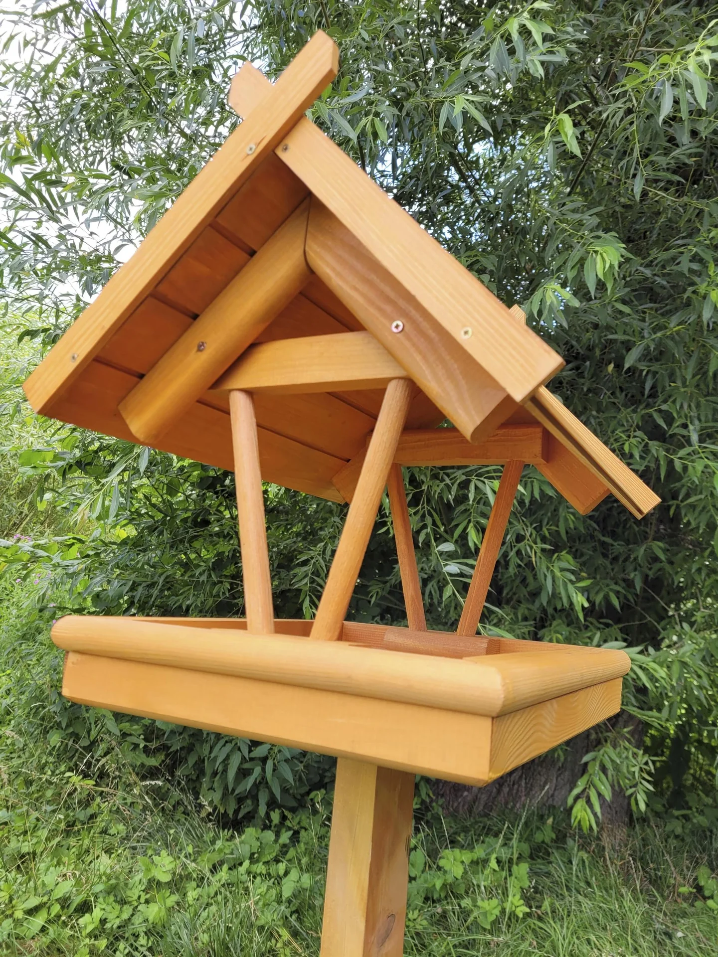 Vogelhaus "Rhön" mit Fußkreuzständer - 3