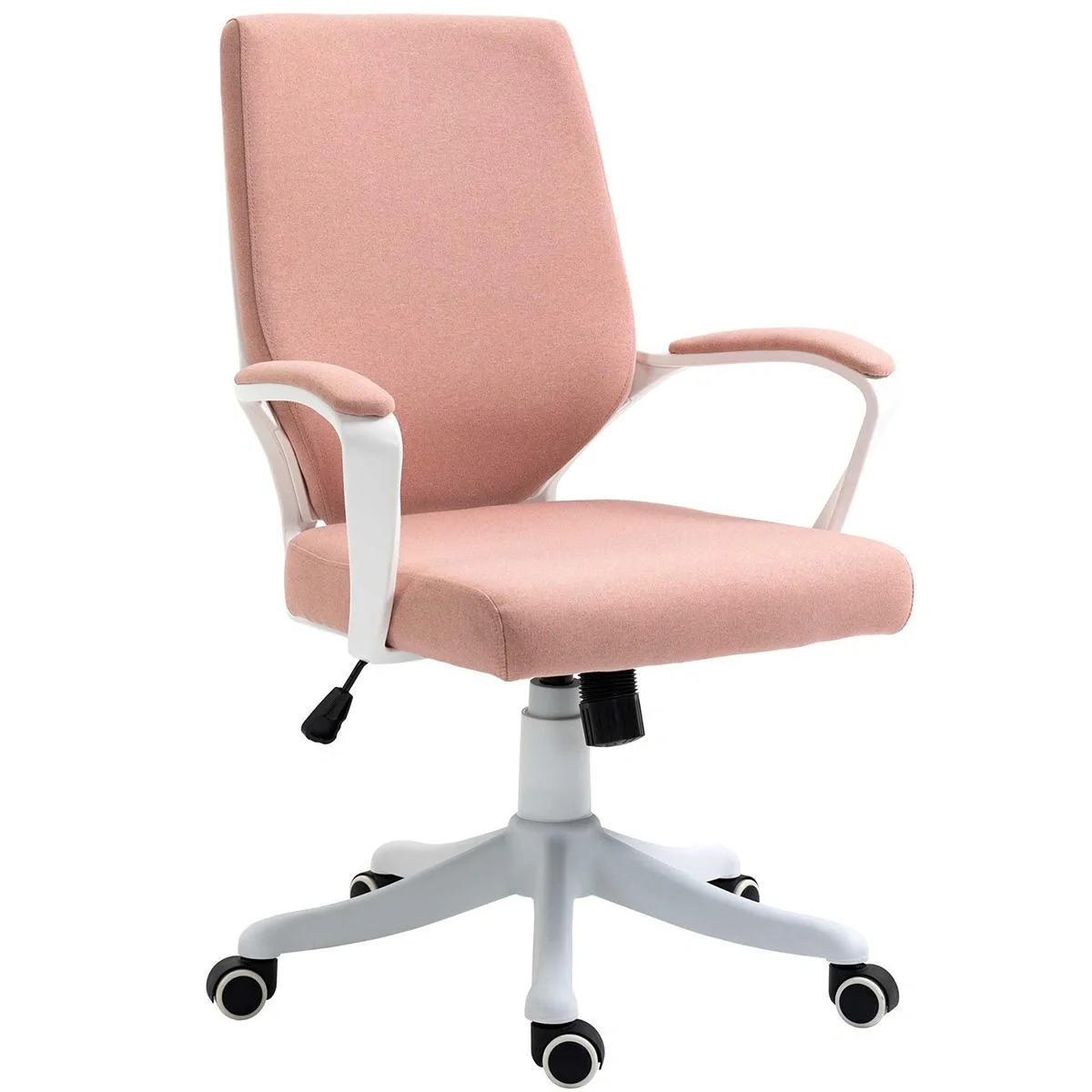 Bürostuhl Schreibtischstuhl Home-Office-Stuhl mit Wippenfunktion Rückenlehne höhenverstellbarer dick gepolstert ergonomi - 4
