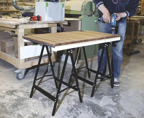 Stahl - Arbeitsböcke 2er Set - 5